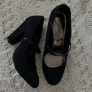 Solanz Classic Black Heels